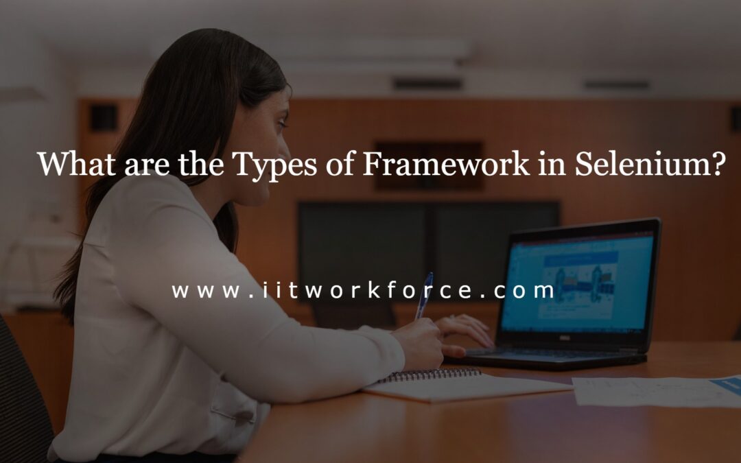 What are the Types of Framework in Selenium?