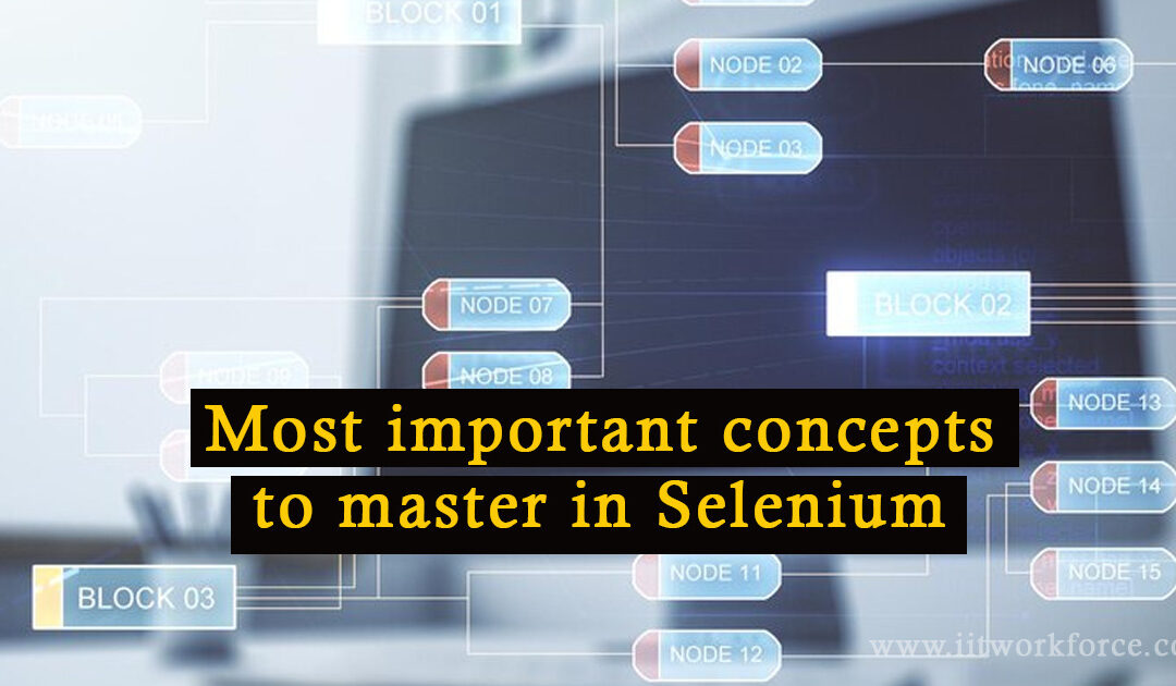 Most important concepts to master in Selenium