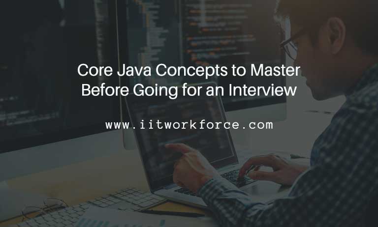 Core Java Concepts to Master Before Going for an Interview